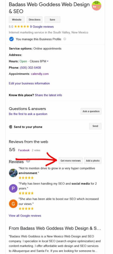 how to get more reviews from Google search